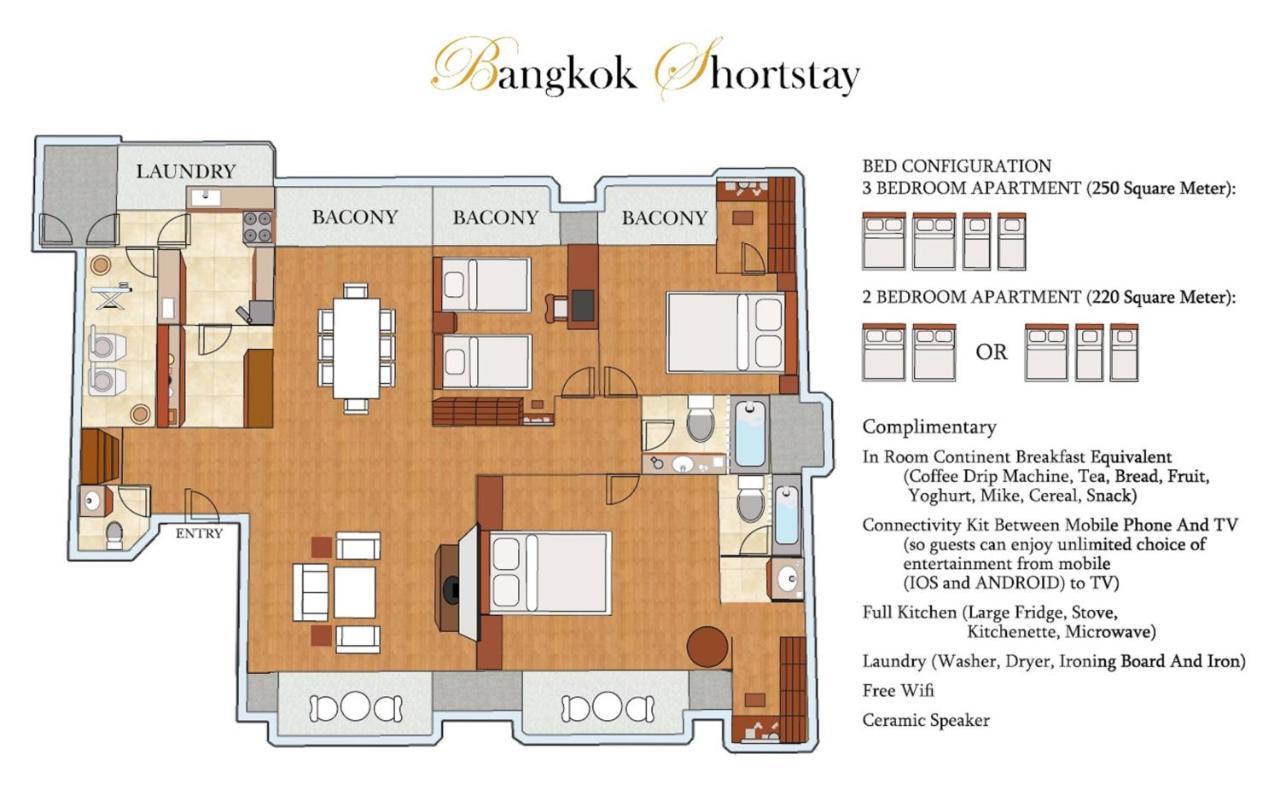 Bangkok Shortstay, 2-3Br Sukhumvit ภายนอก รูปภาพ